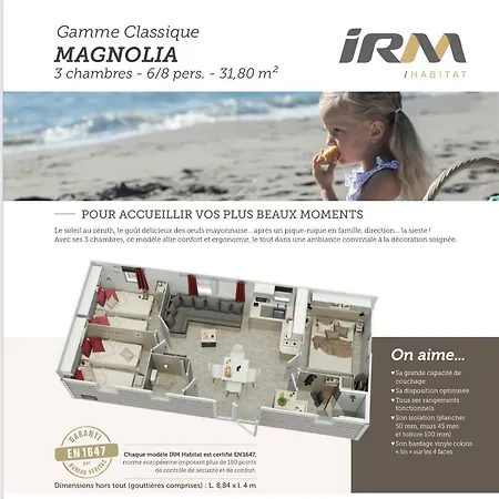 Saint Tropez-gassin Luxe 6 Personnes キャンプ場 *